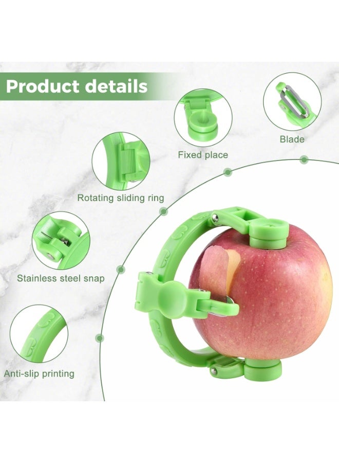 أداة تقشير الفواكه والخضروات اليدوية المحمولة، مقشرة تفاح وكمثرى قابلة للتعديل والطي، ماكينة تقشير فواكه وخضروات سريعة وعالية الجودة للمطبخ المنزلي، تقشير البطاطس، التفاح، الكمثرى، الخوخ، الكيوي، البصل، البطيخ، تصميم محمول وخفيف الوزن مع شفرة ستانلس ستيل حادة وآمنة، أداة متعددة الاستخدامات للتخييم والنزهات والمطبخ، سهلة الاستخدام وفعالة لتقشير جميع أنواع الفواكه والخضروات بسرعة ودقة - Image 3